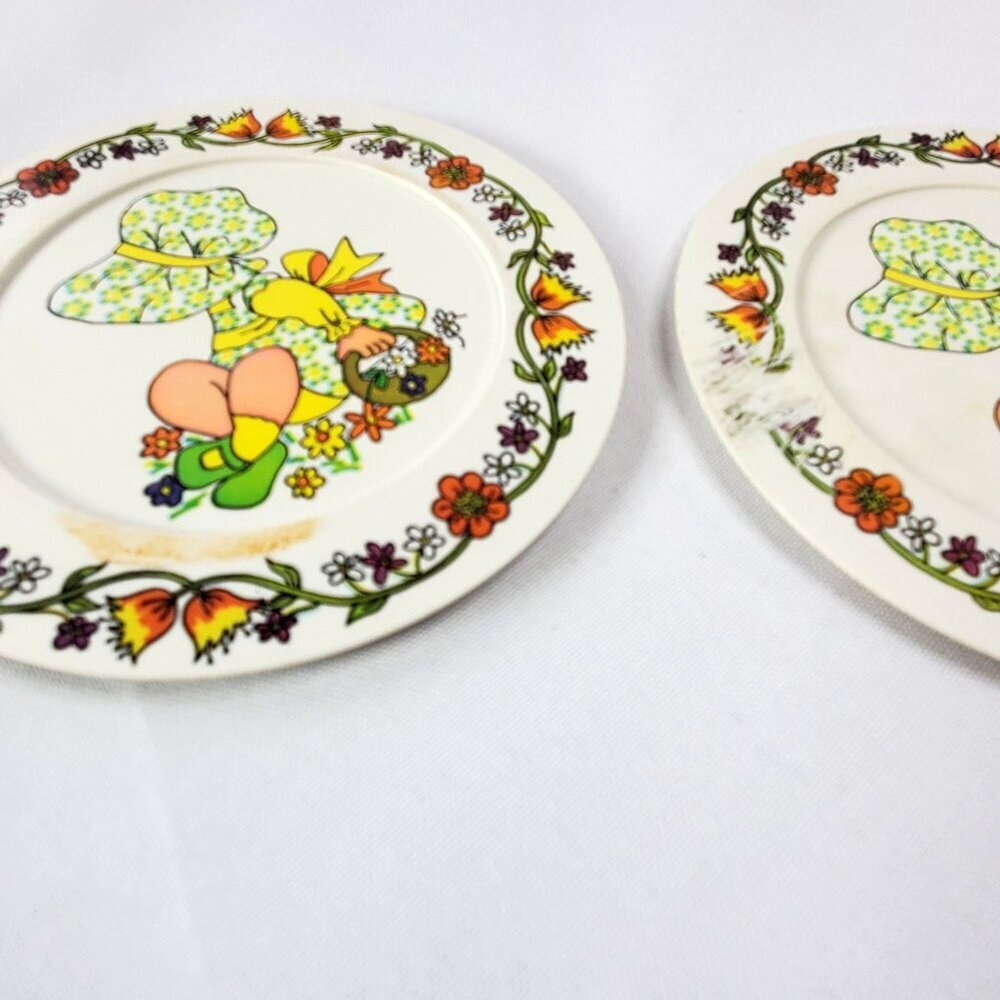 VTG Chilton 1970s Holly Hobbie Kitchen Tea Set Bonnet Girl 23 Piece Cottagecore - Picture 8 of 10